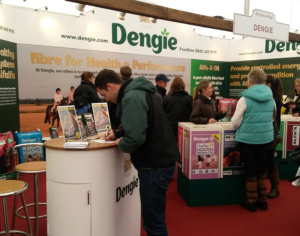 dengie stand at show