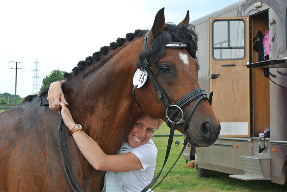 horse and trainer