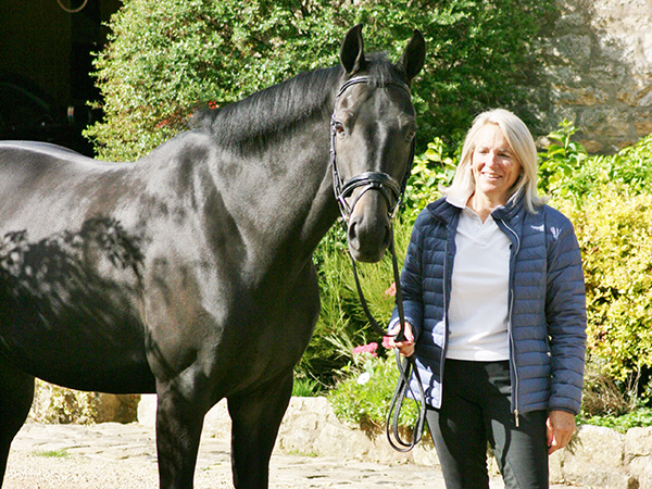 horse with owner