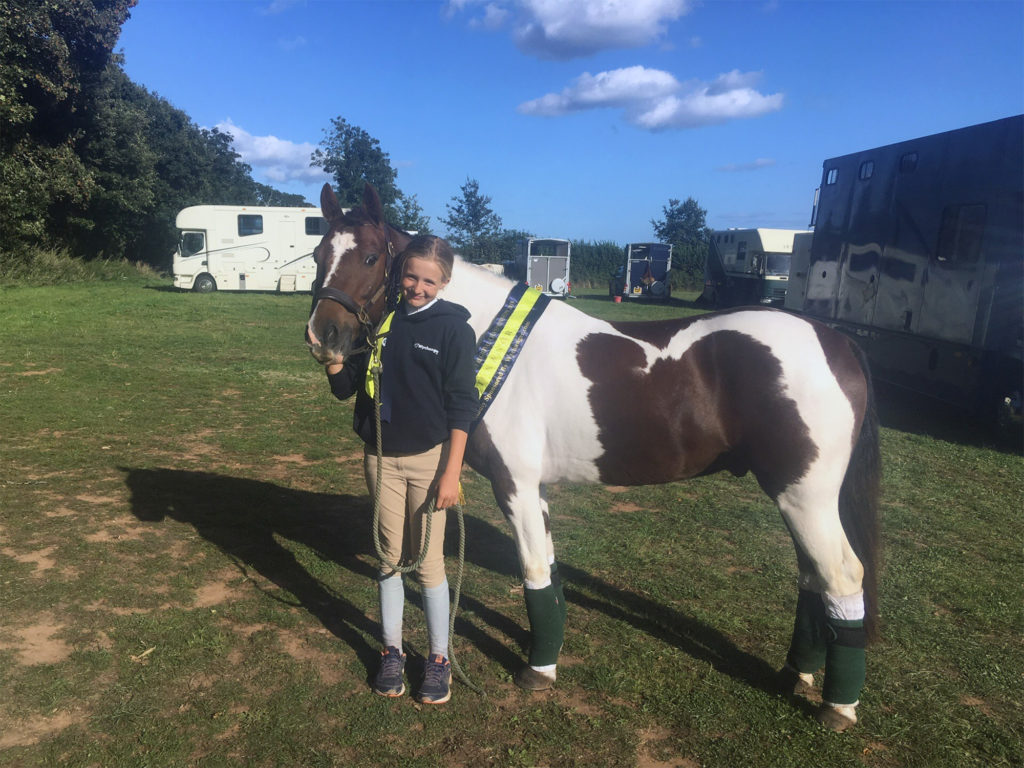 Maisie Randle and Felix at the Pony Club Regional Championships