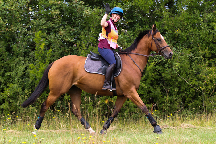 Horse and rider long distance ride