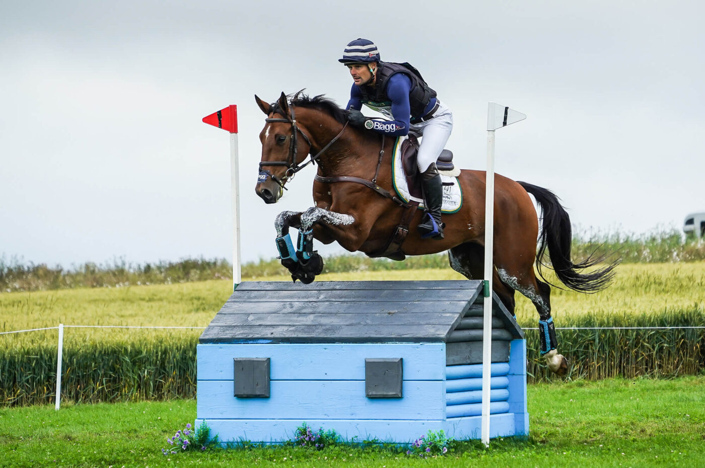 Alex Bragg competing at Barbury