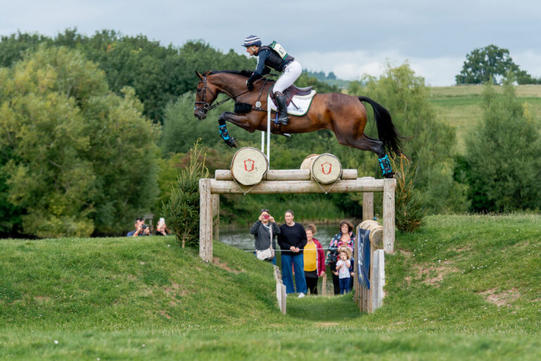 Alex Bragg competing at Hartpury