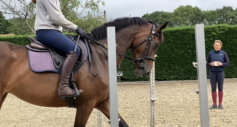 Maisie training with Pippa Funnell