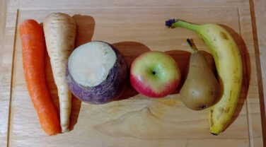Varity of fruit and veg