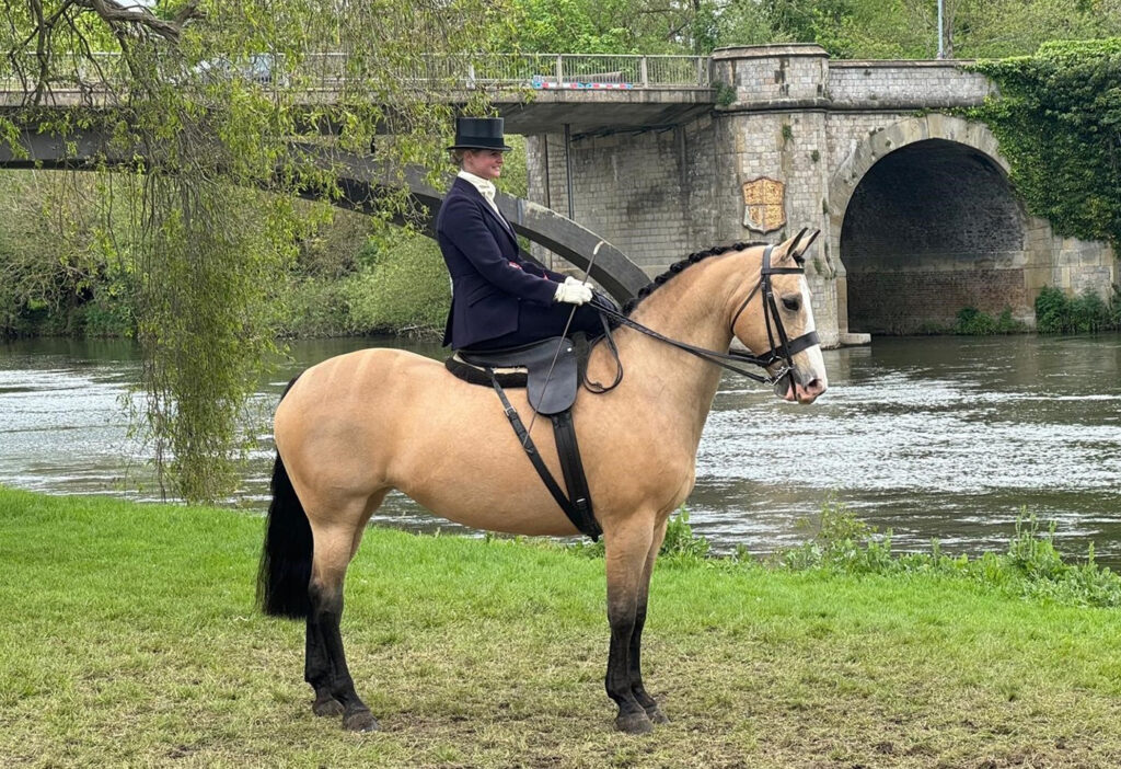 Katie Evans and Pearl at Royal Windsor Horse Show 2024