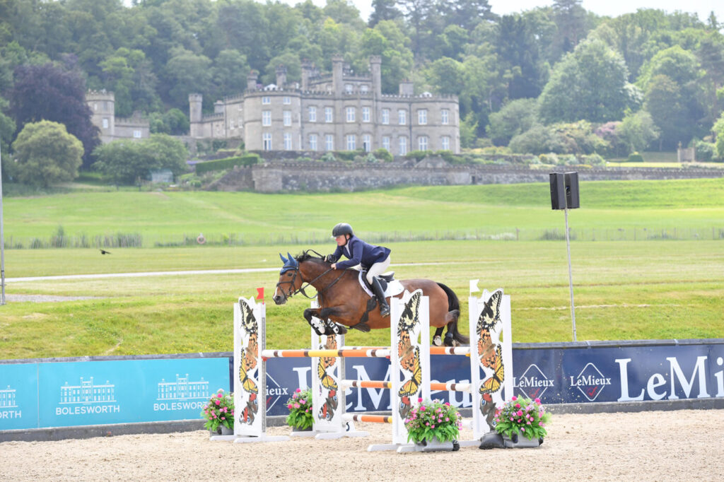 Sarah-Jane Brown competing at Bolesworth International