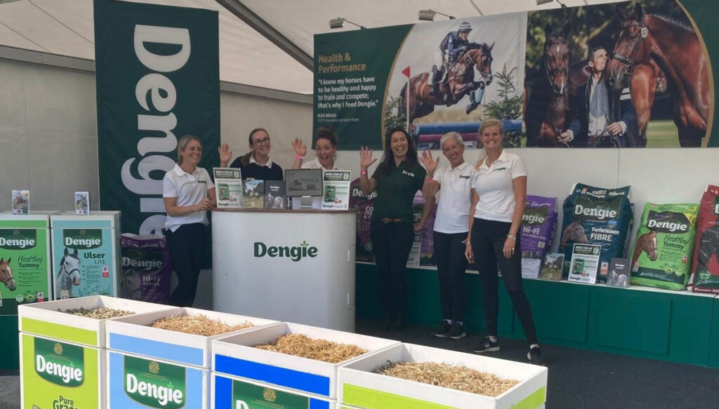 Dengie stand at Blenheim horse trials 2025