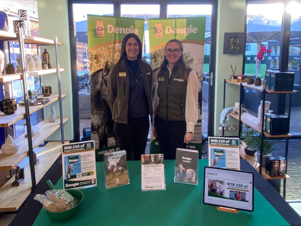 Rebecca Opie and Katie Reeve at Healthy Horse Conference