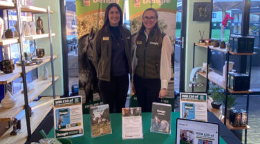 Rebecca Opie and Katie Reeve at Healthy Horse Conference
